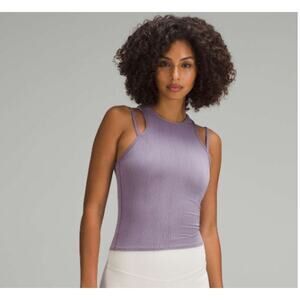 Lululemon Athletica Women's Purple Ash Double-Strap Yoga Tank Top Size 4